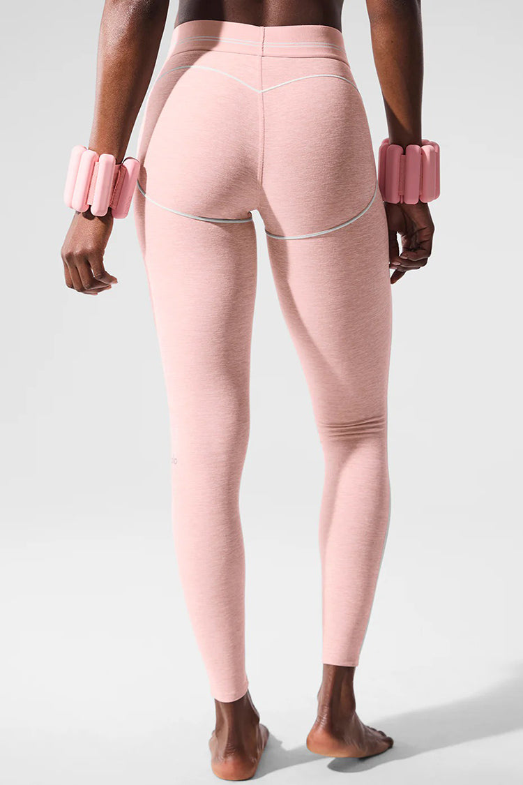 Airbrush High-Waist Heart Throb Legging - Pink Quartz Heather