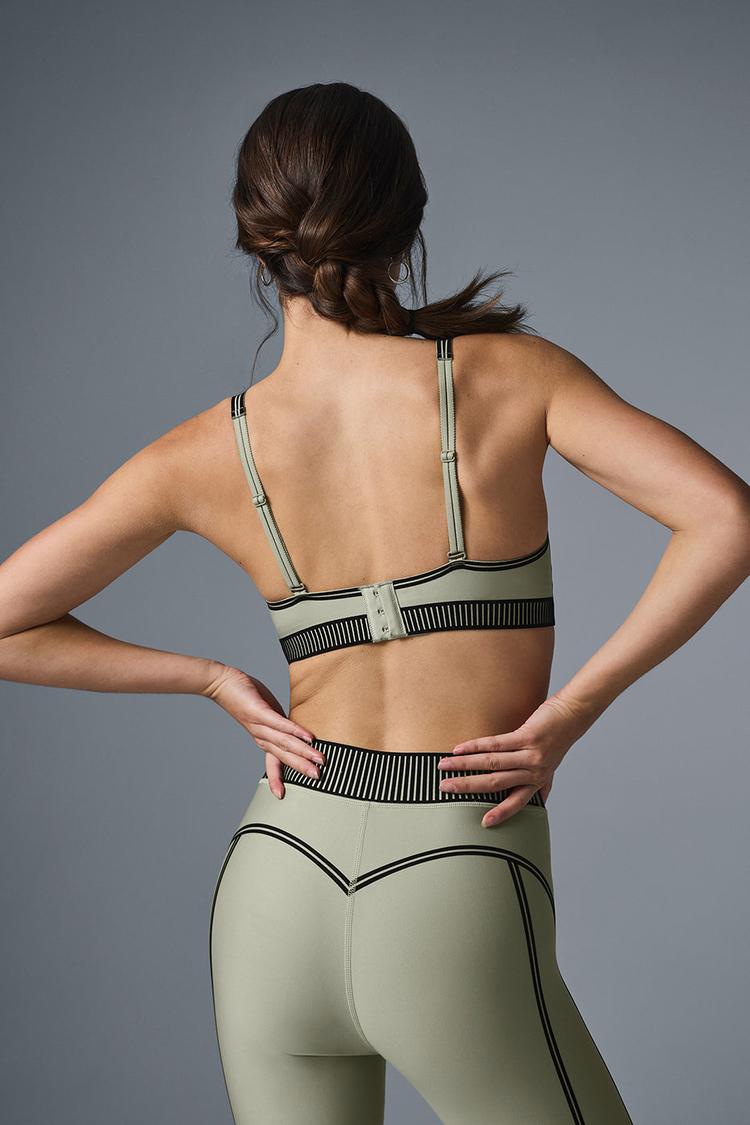 Airlift High-Waist Line Up Legging - Green