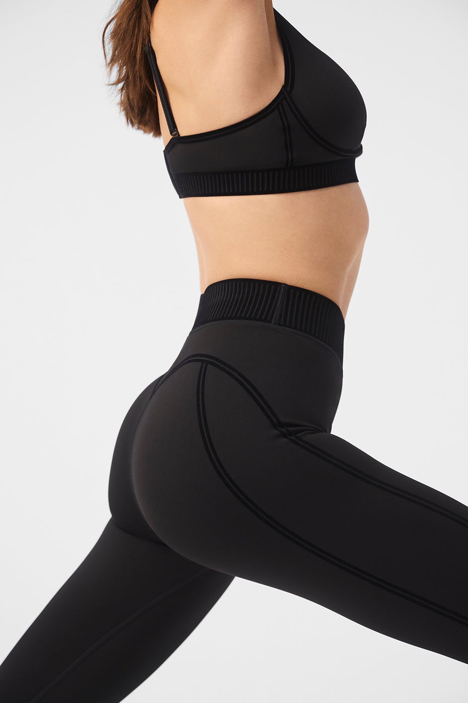 Airlift High-Waist Line Up Legging - Black