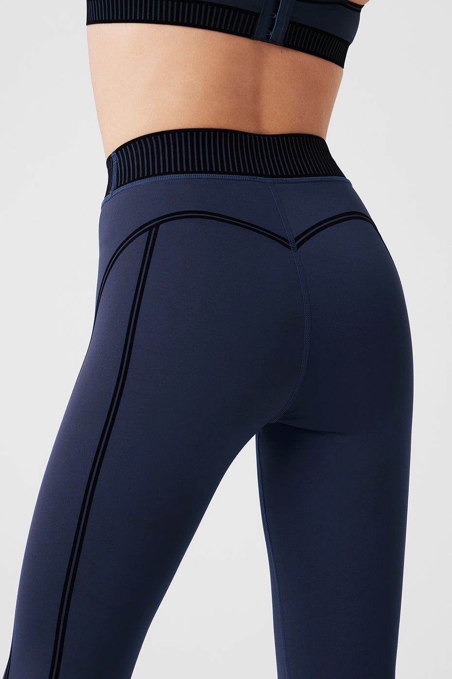 Airlift High-Waist Line Up Legging - Navy