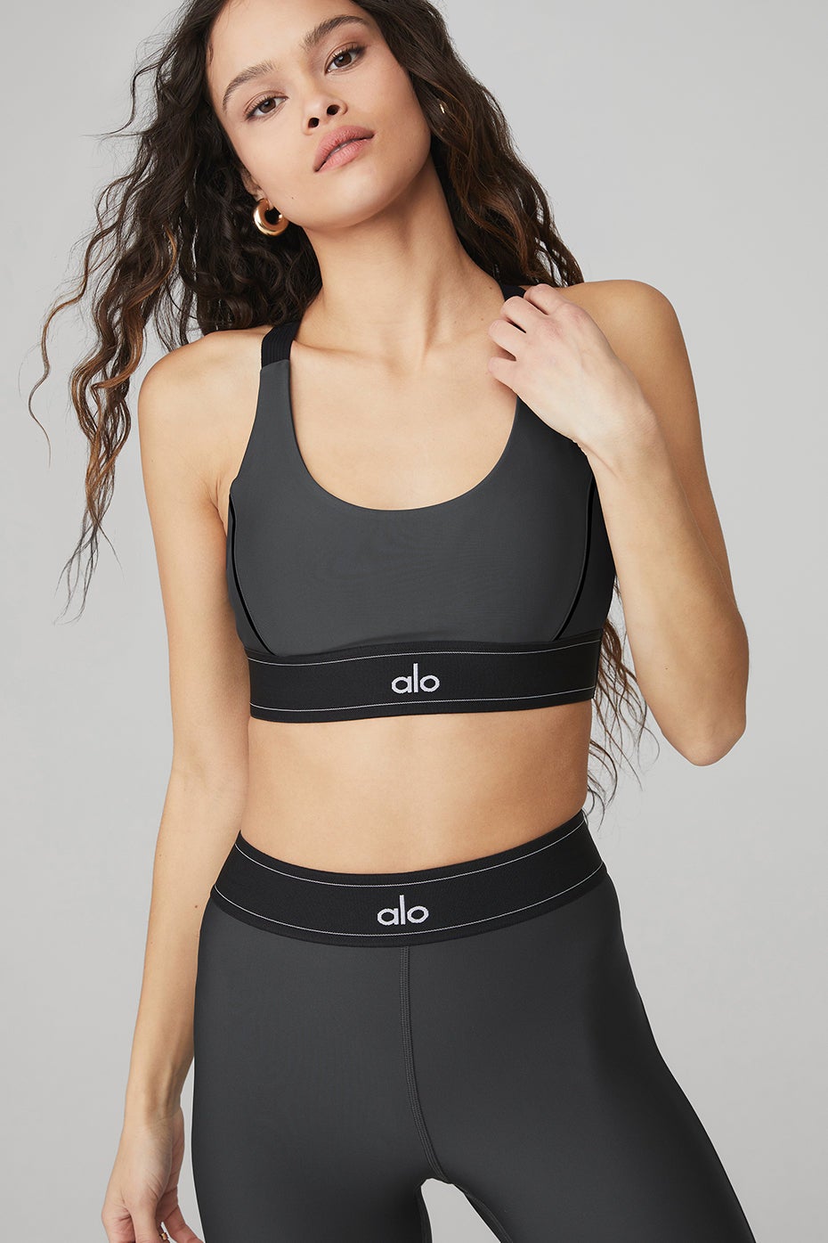 Airlift High-Waist Suit Up Legging -  Anthracite/Black