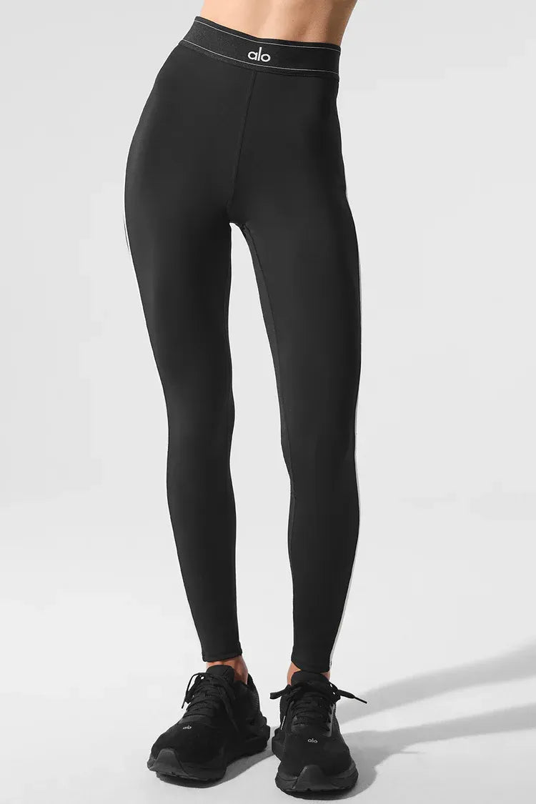 Airlift High-Waist Suit Up Legging - Black/White