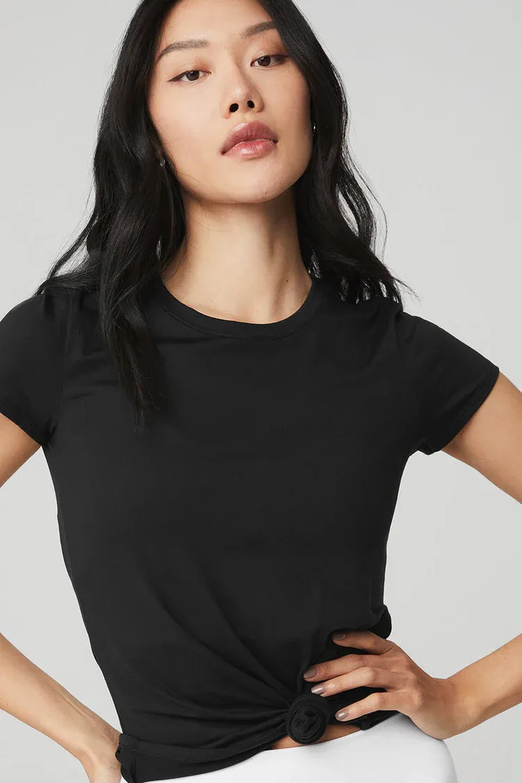 Alosoft Finesse T-shirt - Black